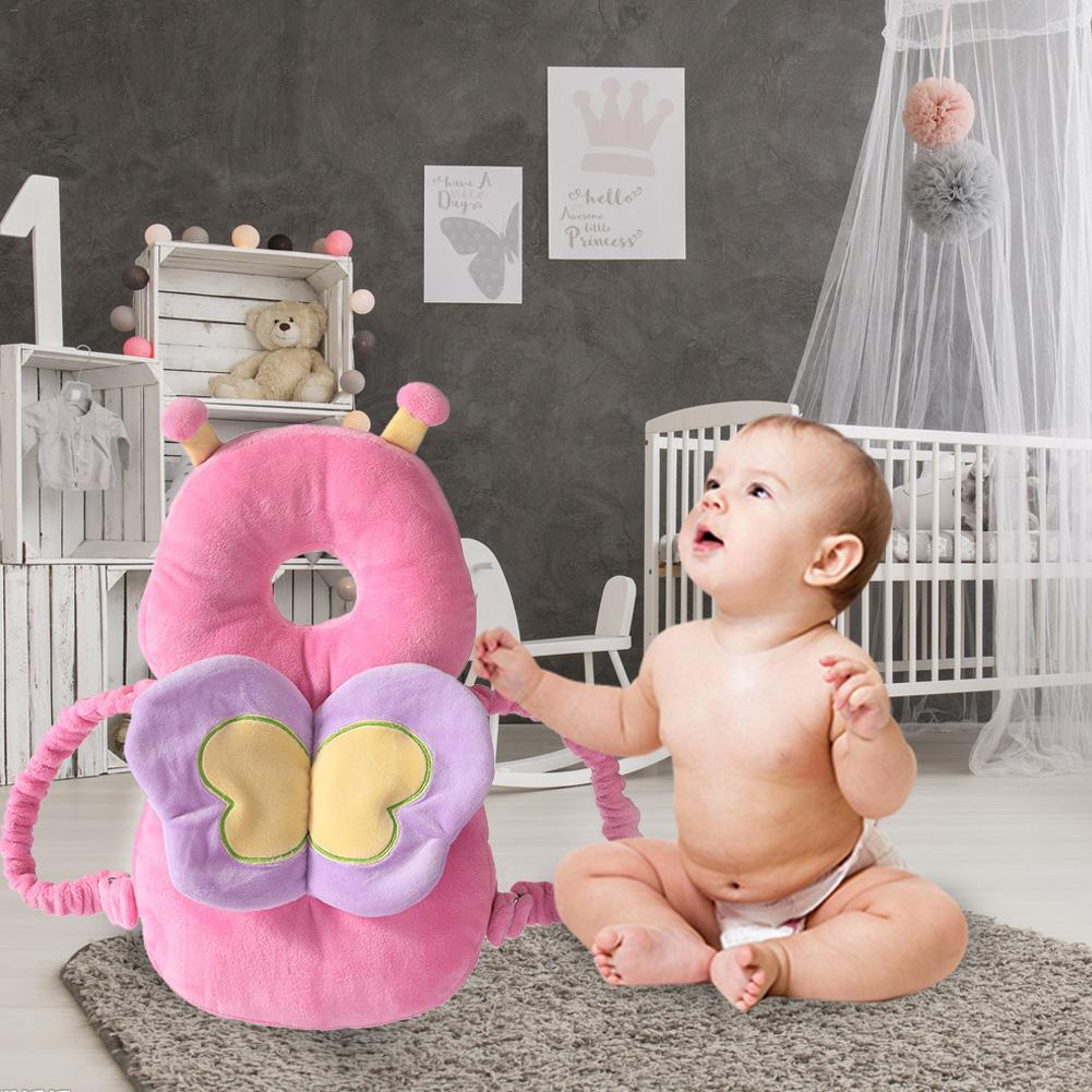 Children's crash pad toddler breathable headrest baby safety shatter-resistant pillow head protection pad