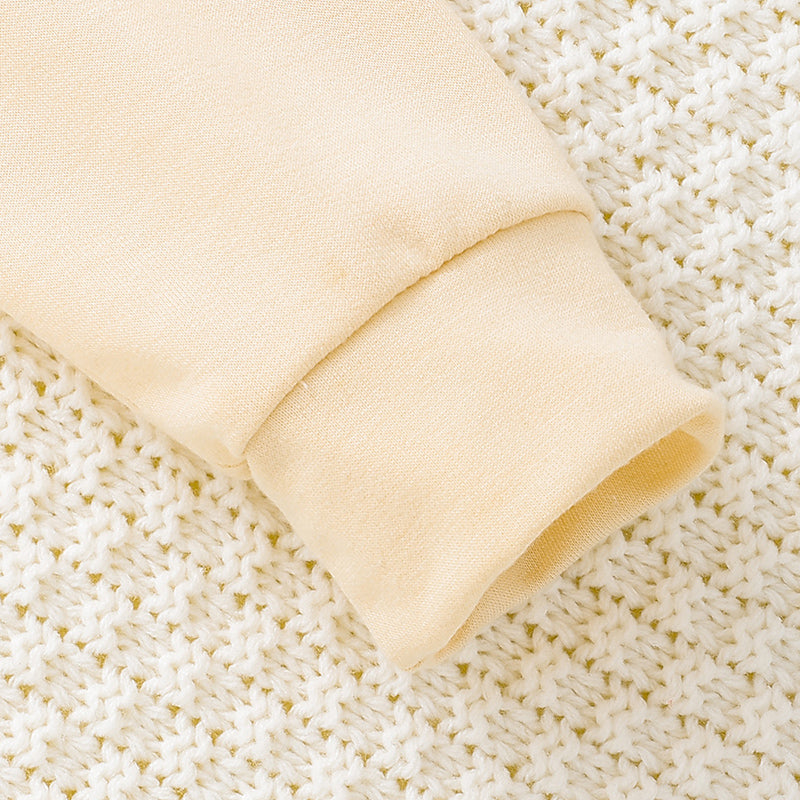 Baby Girls 2Pcs  Outfits Letter Print Round Neck Long Sleeve Sweatshirt & Pants Set