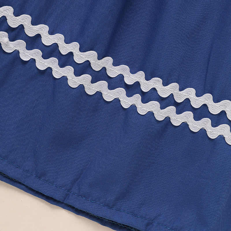 Toddler Infant Girl Christmas Santa Embroidery Short Sleeve Princess Party Dress Smocked Baby Girl Clothes