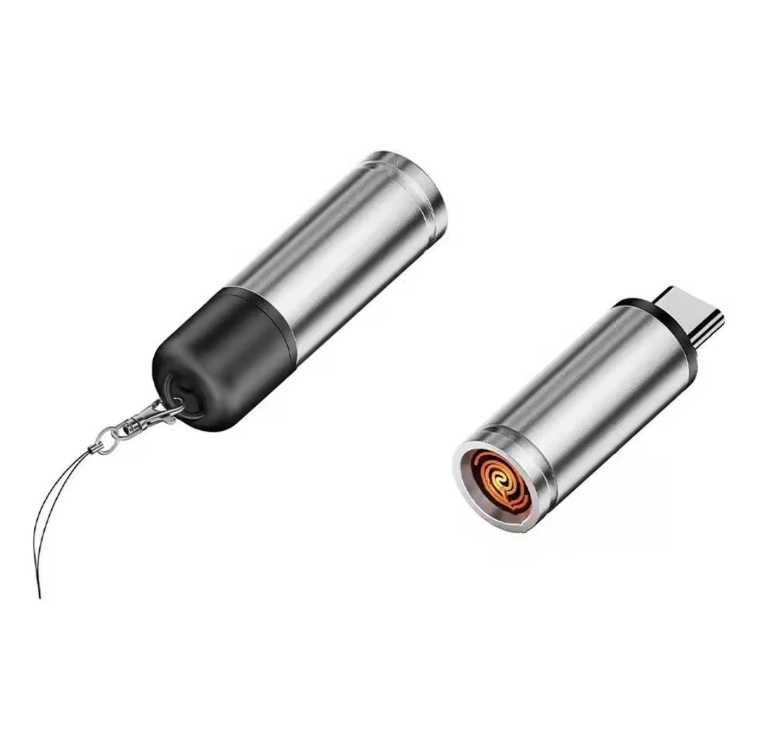 Type-C Mobile Cigarette Lighter Air Blowing Cigarette Lighter Outdoor Safety Portable Mini Cigarette Lighting Artifact BK Store